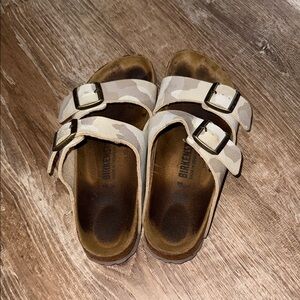 Camouflage Double Strap Birkenstock Sandals